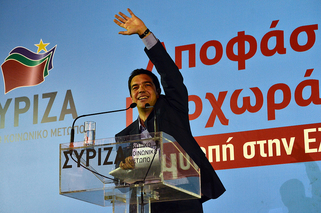 "Elections 2012 - SYRIZA rally - Alexis Tsipras" by Asteris Masouras, on Flickr